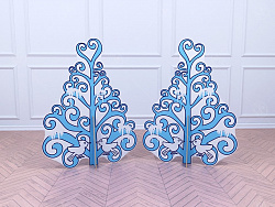 Театральная декорация "Снежное дерево"