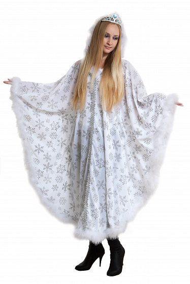 Карнавальный костюм взрослый "Зимушка Зима"