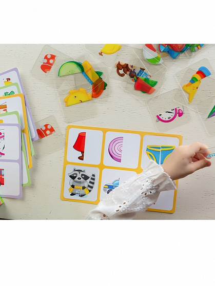 Лото пластик  "Половинки" серия 10KOR PLASTIC