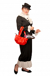 Карнавальный костюм взрослый "Шапокляк"