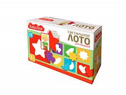Лото "Тактильное для малышей" Baby Toys (28 деревянных фишек)