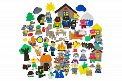 Сказки 14 в 1 без игрового поля (62дет)