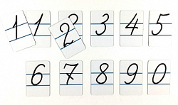 Набор магнитных карточек "Числительные" (цифры)