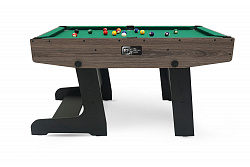 Бильярд BFG Compact Moby 4 (Анкор) ПУЛ, ЛДСП, 16 мм. Сукно Manchester 45 Yellow Green, конструкция сборная, с комплектом аксессуаров