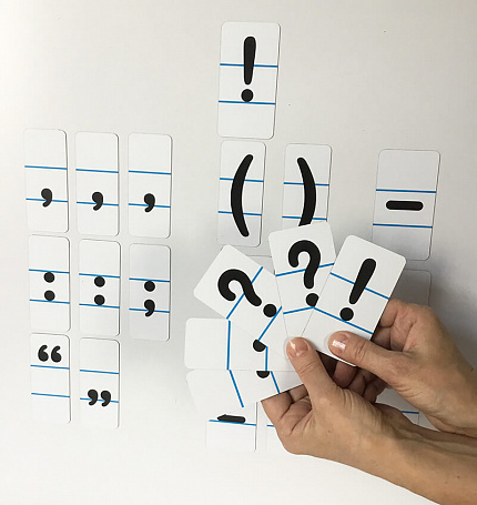 Набор магнитных карточек "Знаки препинания"