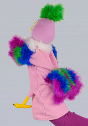 Перчаточная кукла Попугай