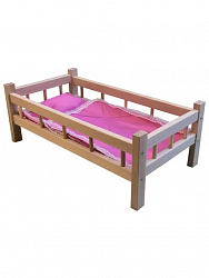 Кроватка кукольная № 10, цвета в ассортименте