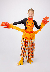 Курица ростовая кукла из фетра для детей / 100 см.