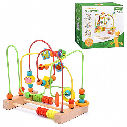 Игра Лабиринт - "Морские жители", со счетами