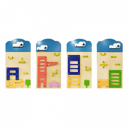 Развивающая панель "Скалодром: Город"