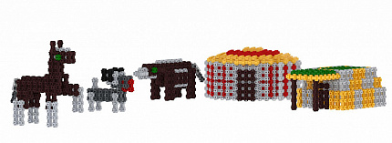 Комплект  "Родной аул №3". Фанкластик