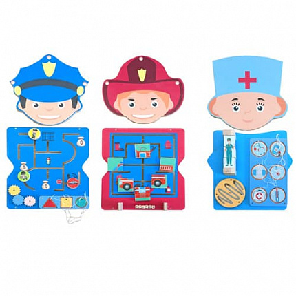 Комплект бизибордов "Профессии"
Веселые человечки