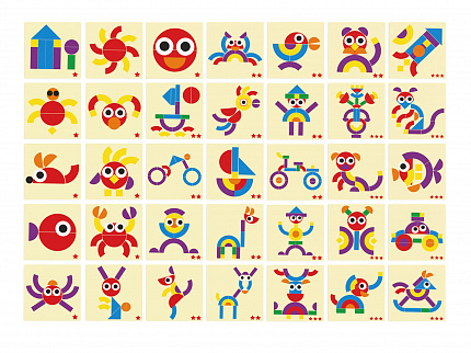 Пазл деревянный 40 эл Baby Toys