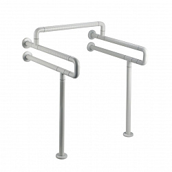 Поручень для писсуаров с креплением к полу 8850. 80х60х60 см