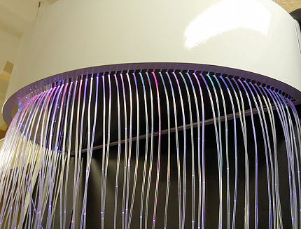 Фиброоптический душ полукруг премиум металл