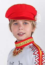 Русский костюм для мальчика Мезенская роспись