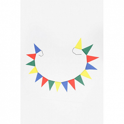 Флажки треугольные на шнуре 3,0 м