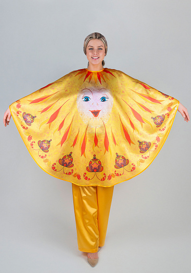 Солнце кардиган с борецкой росписью для взрослых