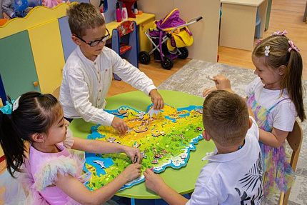 Развивающая магнитная карта мира
(основной набор)