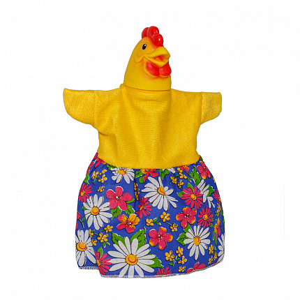 Курочка, перчаточная кукла