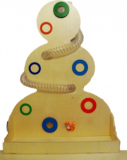 Лабиринт вертикальный с катающимся шариком