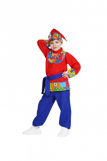 Карнавальный костюм детский "Петрушка "Ерёма"