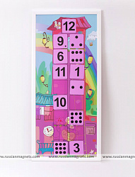 Магнитная доска "Город цифр"