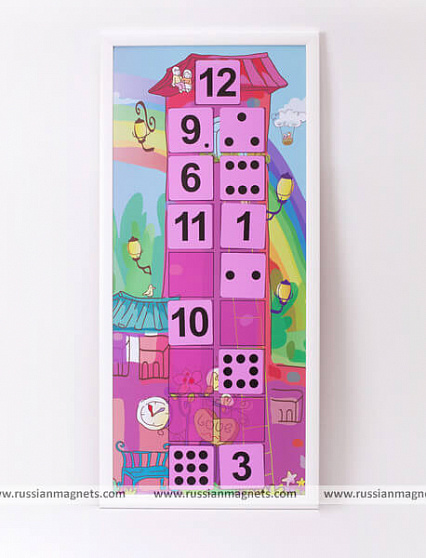 Магнитная доска "Город цифр"
