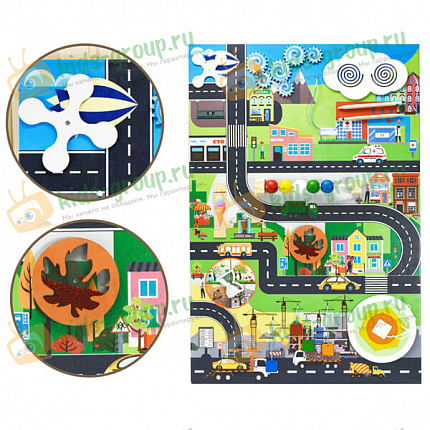 Бизиборд ГОРОДСКАЯ СРЕДА.Детский сад.