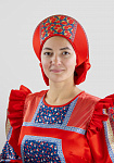 Кадриль расписная кокошник женский