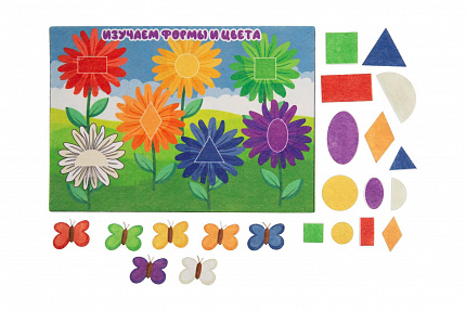 Цвета и формы фетр (21дет.)
