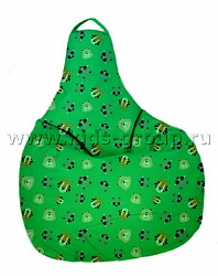 КРЕСЛО КАПЛЯ ПРИНТ "ЗВЕРЯТА" с гранулами (малое), Оксфорд