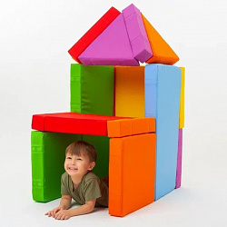 Мягкий конструктор  "Оптимальный" 
Комплект модулей с магнитными креплениями, 18 элементов, Магматик