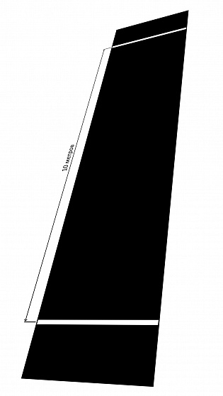 Дорожка спортивная для челночного бега на 10 метров