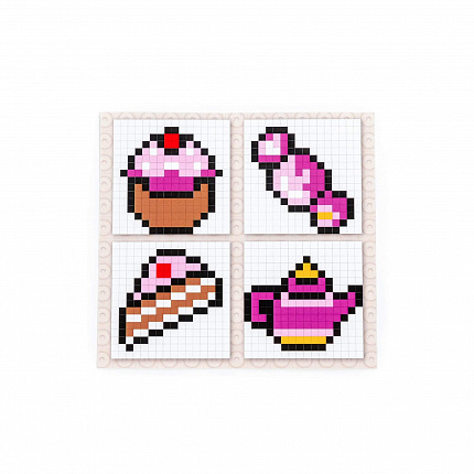 Конструктор Классик Мозаика №15 (сладкоежка) (350 элементов) (в пакете)