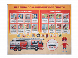 Панно "Пожарная безопасность" (55дет + 2 планшета)