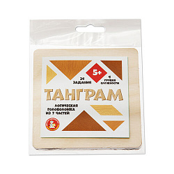 Игра головоломка деревянная "Танграм" (мал)