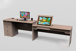 Профессиональный интерактивный стол психолога-дефектолога «DUO» (возраст 3-10 лет)