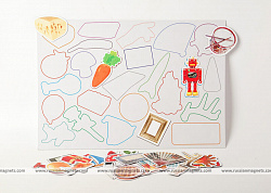 Магнитное развивающее пособие "Упрямые звуки" Звук "Р"