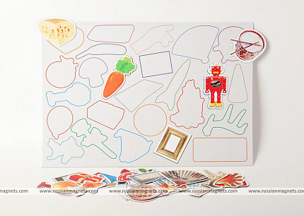 Магнитное развивающее пособие "Упрямые звуки" Звук "Р"