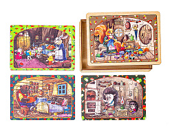 Набор пазлов "Лесные сказки"