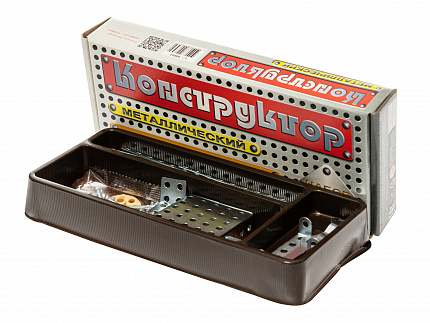 Конструктор металлический для уроков труда № 6 (80 эл)