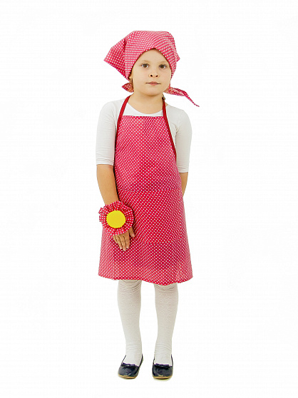 Швея (фартук + косынка + игольница на ручку)