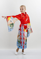 Китайский Японский костюм кимоно детский