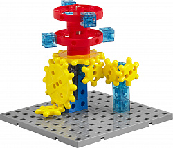 Занимательные шестеренки. Стартовый набор (47 детали, 1 буклет с заданиями)