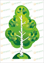 Декорация БЕРЕЗА