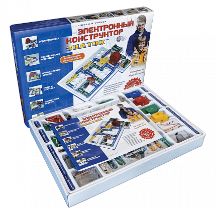 Электронный конструктор  "320 схем" Знаток