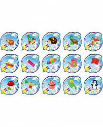 Комплект табличек для маркировки ЗВЕЗДОЧКИ №3