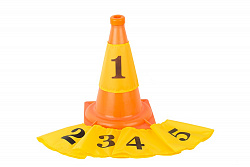 Набор сменных номеров на конус (1-5)