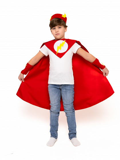 Флеш (головной убор + плащ + нагрудник + наручи)